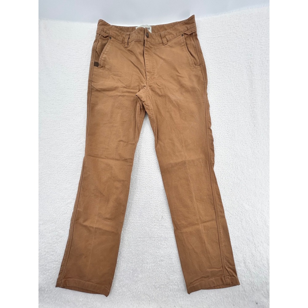 Duck Camp Brown Cordura Canvas Utility Pants Mens 36T Outdoor Field Trousers